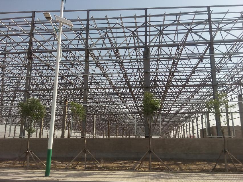 灵武汽车工业厂房网架