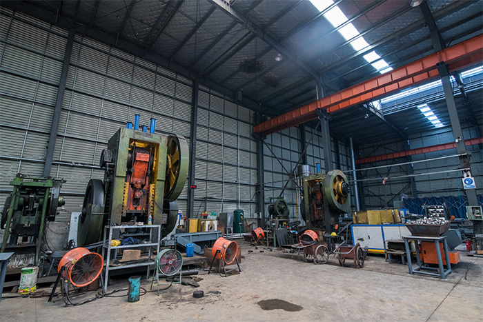 灵武网架配件-锥头加工车间